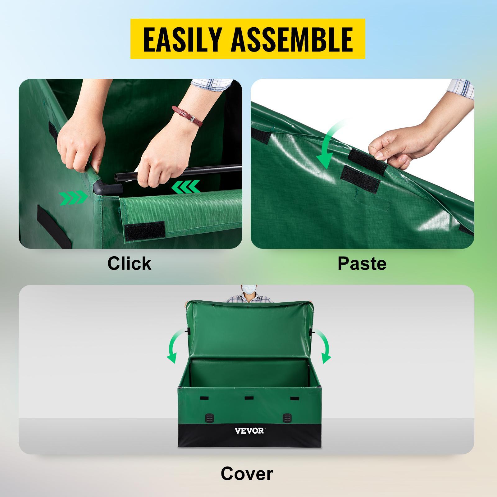 VEVOR Outdoor Storage Box Patio Deck Box 230 Gallon Waterproof PE Tarpaulin Light Organiser VEVOR Outdoor Storage Box Patio Deck Box 230 Gallon Waterproof PE Tarpaulin Light Organiser