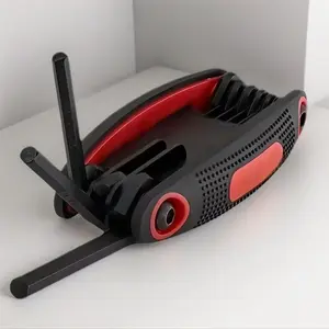 9-in-1 Folding Hex Key Set Portable Tool for Furniture Legos and Gear Repair Non-Slip Grip Rust Proof Design Pocket Sized Tool Compact and Portable Comfortable Grip Durable Material Foldable