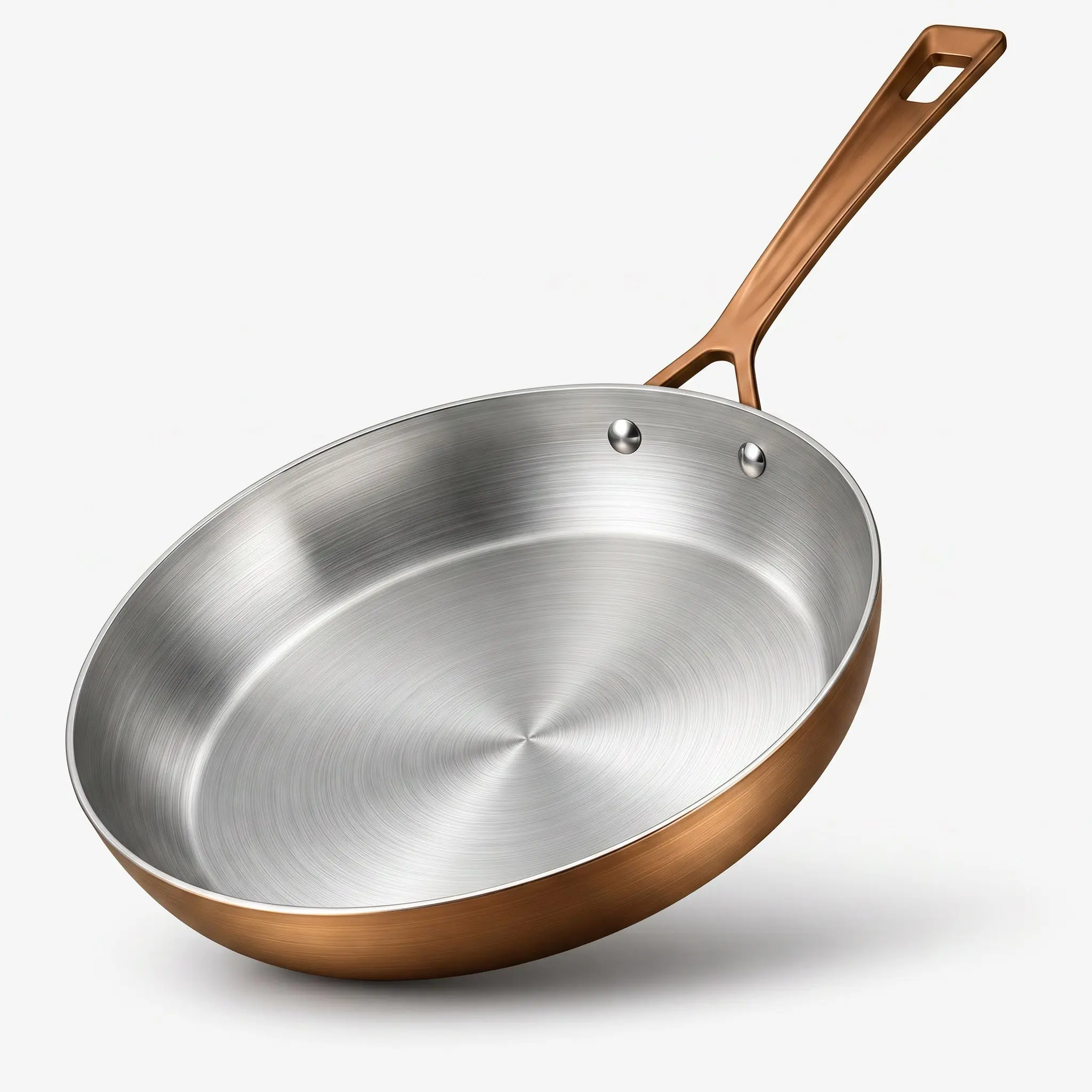 10" Tri-Ply Stainless Steel and Copper Fry Pan