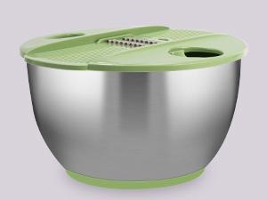 SUSTEAS 5-in-1 Salad Maker – Vegetable/Fruit Chopper with Strainer & Filter – Fast Prep Kitchen Utensil