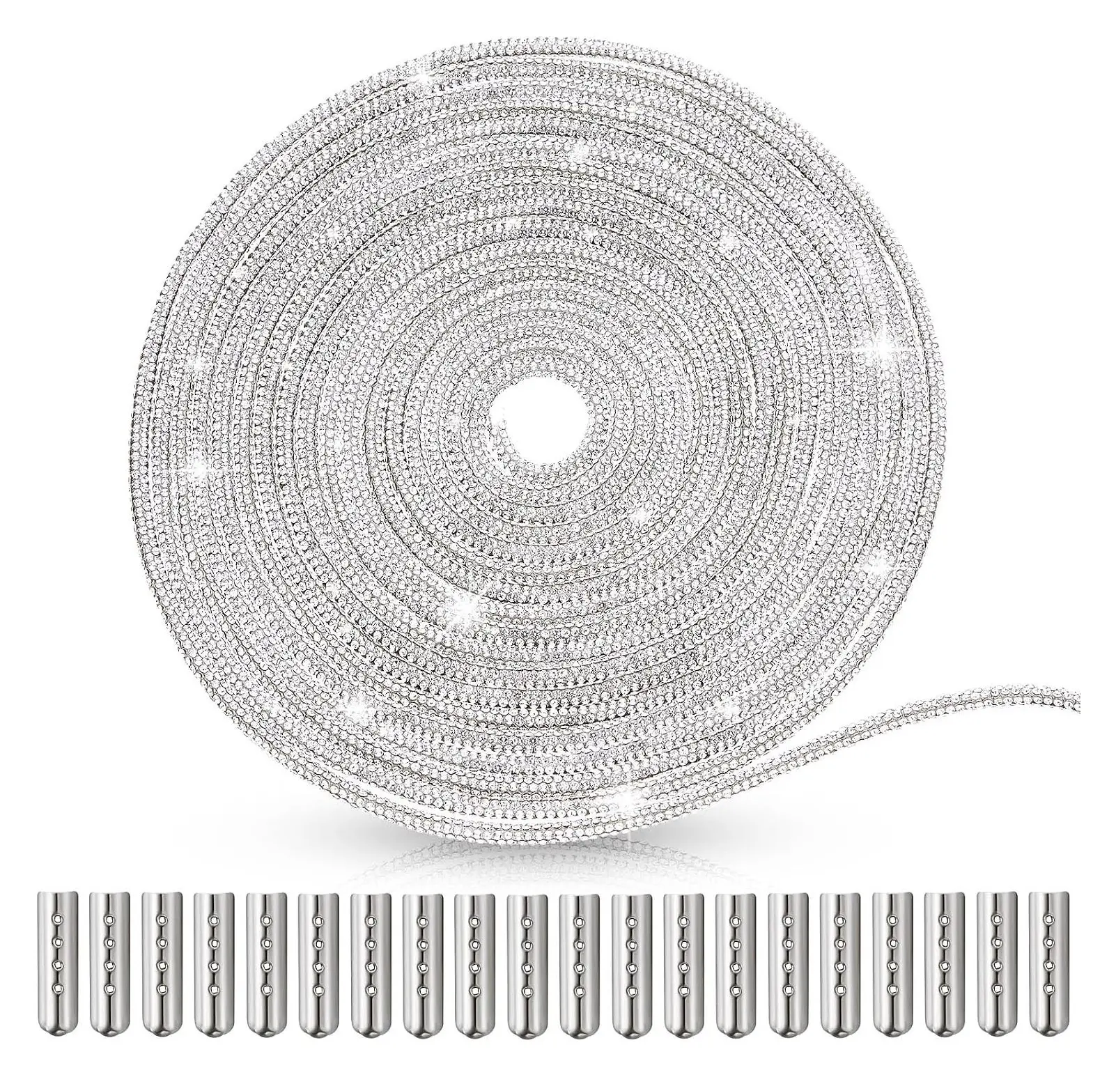 Rhinestone Shoe Laces Bling Diamond Hoodie String Glitter Cords for Sneakers with AgletsGift