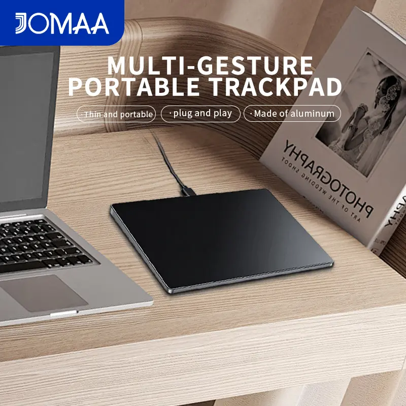 Wired Multi-Gesture Control Touchpad, Wired Trackpad with Multi-Touch Navigation for Windows 7/10/11 Laptops & Notebooks, Supports Multi Gesture Control