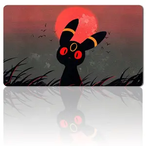 PKM Umbreon Anime Desk Mat Mousepad Trading Card Gaming Mouse Pad
