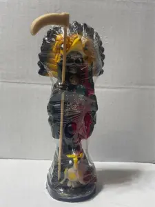 6 inch azteca santa muerte reversible