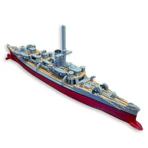 HMS Polyphemus Torpedo Ram Model Ship 12 Inch Replica Royal Navy Victorian Ironclad Warship Historical Maritime Decor Collectible