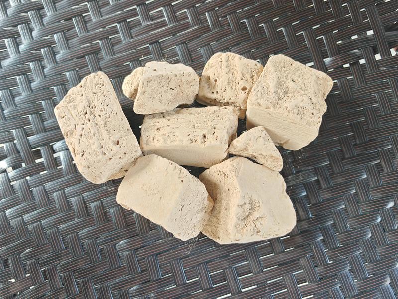 clay Edible Yellow-Brown Clay Chunks 100% Natural Zero Additives Food & Cosmetic Grade Gently Adhesive 4oz 113g for Versatile Uses Art Crafts