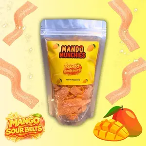 Mando Munchies Mango Sour Belts Mando Munchies Mango Sour Belts