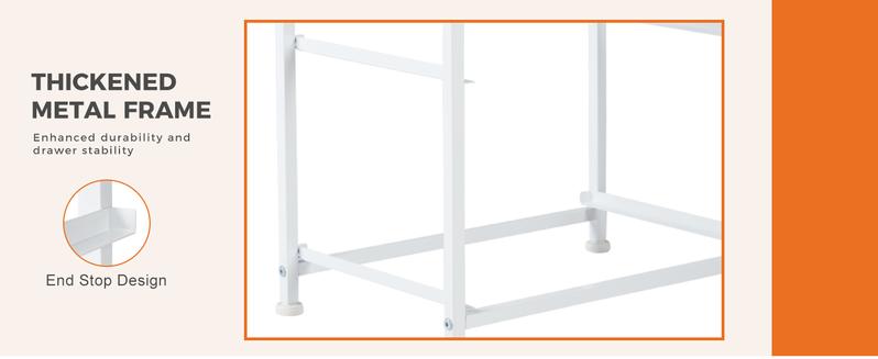 Cupboards Cabinets Dresser for Bedroom, Storage Drawers, Fabric Storage Tower with 4 Drawers, Organizer Unit, with Wooden Top for Closet,  Living Room