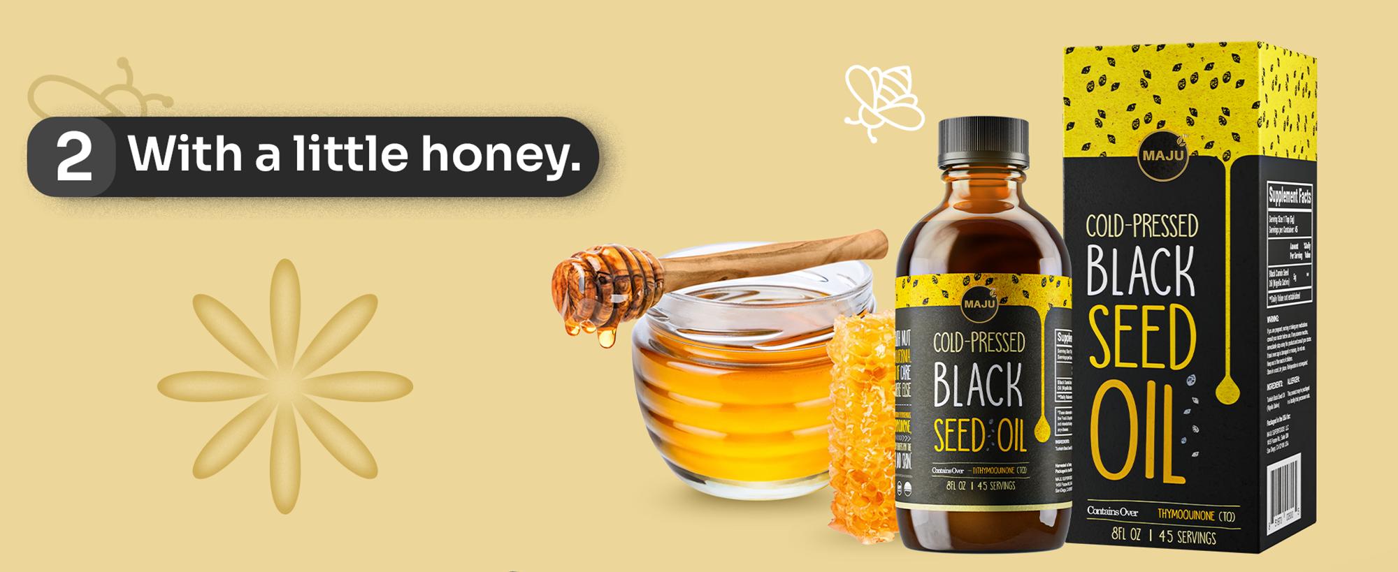 MAJU Black Seed Oil (8oz) - Herbal Joint Support, Immune Boosting & Digestion Support, Body, Consumable, Body Massage & More Cosmetic Comfort