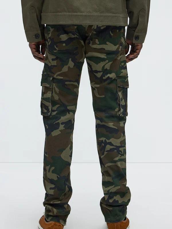Hunter Slim Cargo Pants - Camouflage