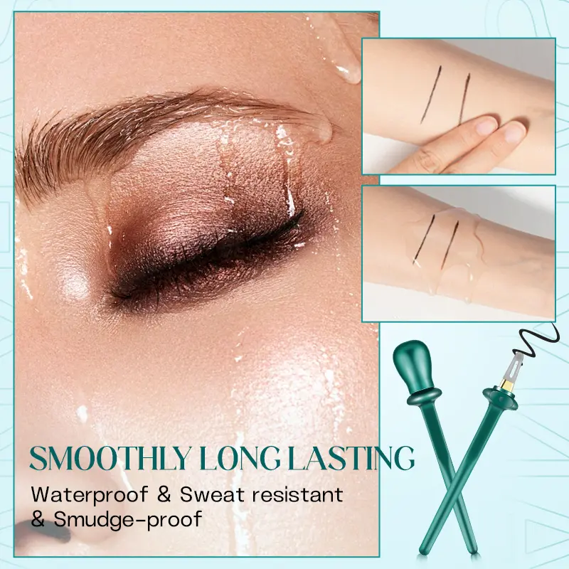 Product Introduction of 【Best Gift】Eyeliner Applicator Kit, Silicone Eyeliner Tool with Eyeliner Cream, Reusable Eye Liner For Shaky Hands Beginer Makeup Handle Cosmetic 13