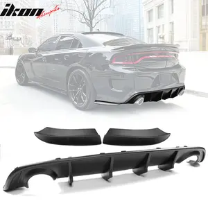 Rear Bumper Diffuser & Side Aprons for Dodge Charger 2015-2023