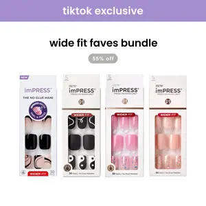 [TikTok Exclusive] imPRESS Press-On Nails Bundle - Wide Fit Faves