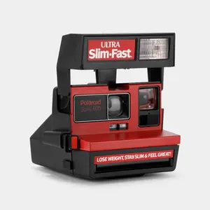 Polaroid 600 Ultra Slim-Fast Spirit 600 Red Instant Film Camera