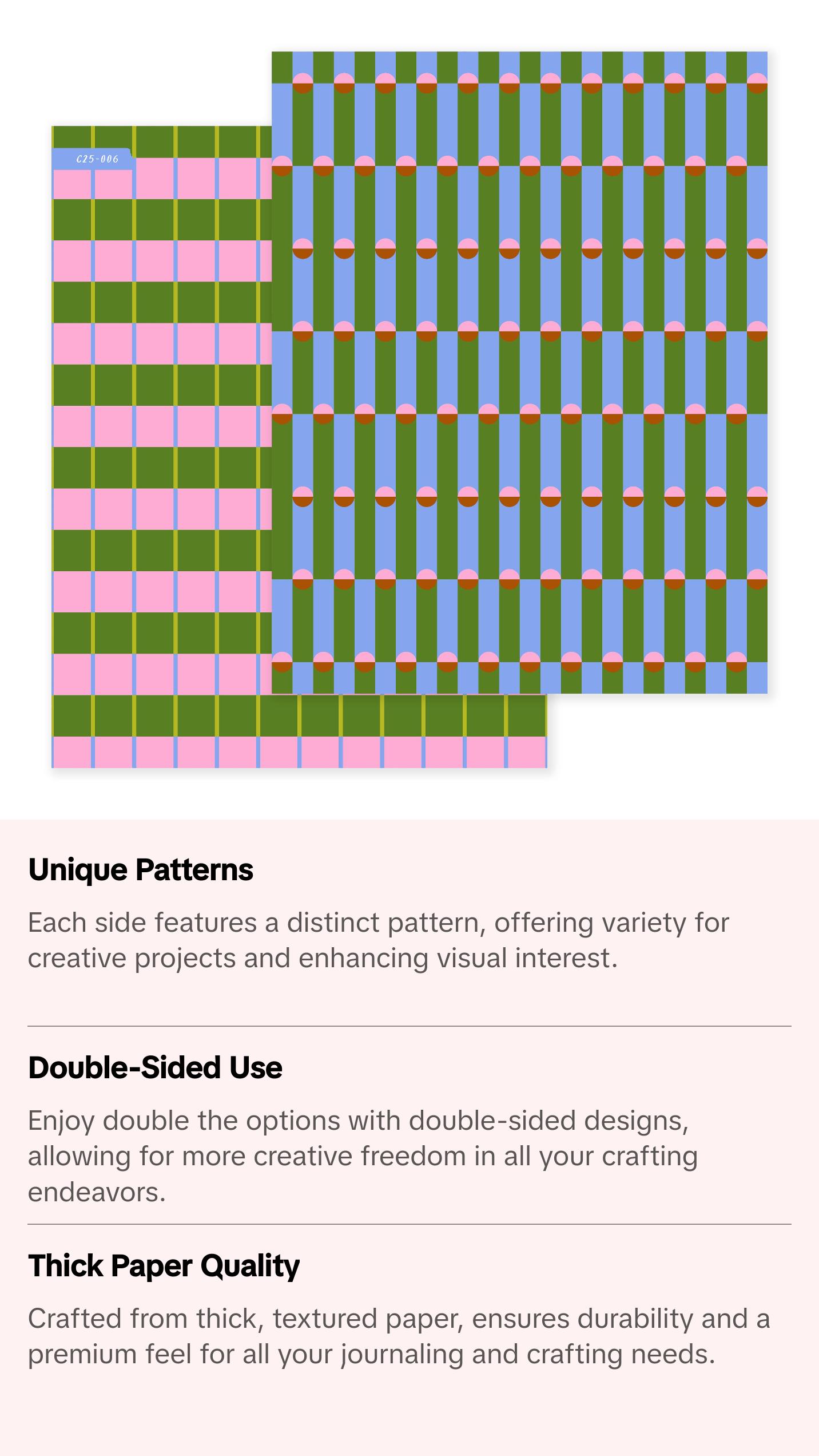 Dot Dash Delight | Scrapbook Paper