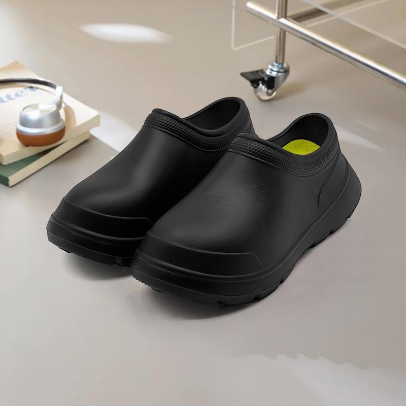 Lumubby Men's & Women's Chef Shoes Lightweight Non-Slip Work Shoes for Kitchens Hospitals Waterproof Oilproof Super Soft Cotton Memory Foam Comfort