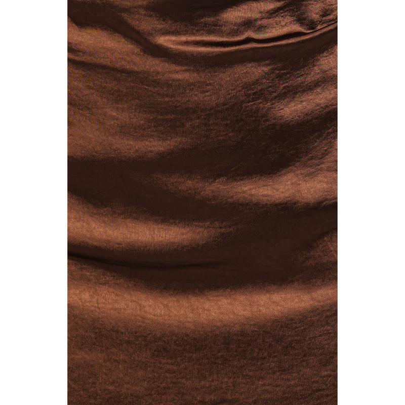 Chance Long Sleeve Mini Dress - Brown