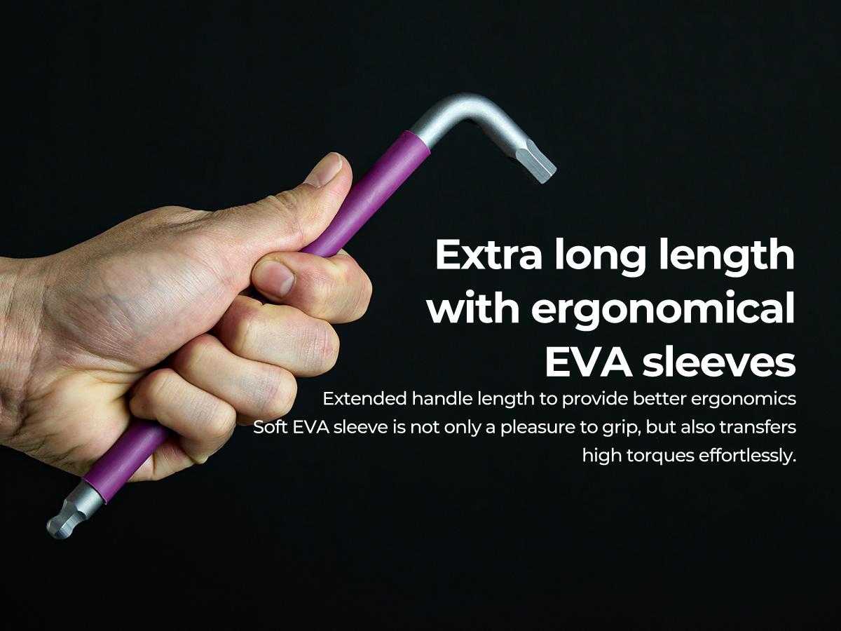 toolant Allen Wrenches Sets 22pcs(Metric&SAE), Extra Long Arm Allen Key Set with Ball End, Unique Patented Design for Magnetizing and Demagnetizing