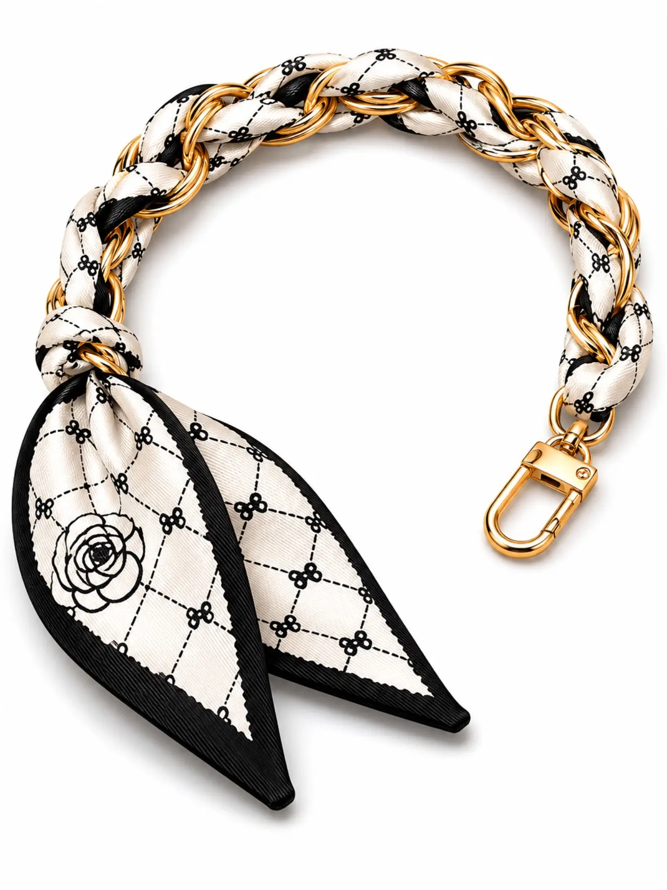 LUVTAG Luxury braided satin chain bag charm, stylish handbag accessory, durable metal clasp, multi-color optional, Purse Accessories, Charms For Purses, Purse Charms For Handbags. Ideal gift for birthday, holiday & daily outfit!