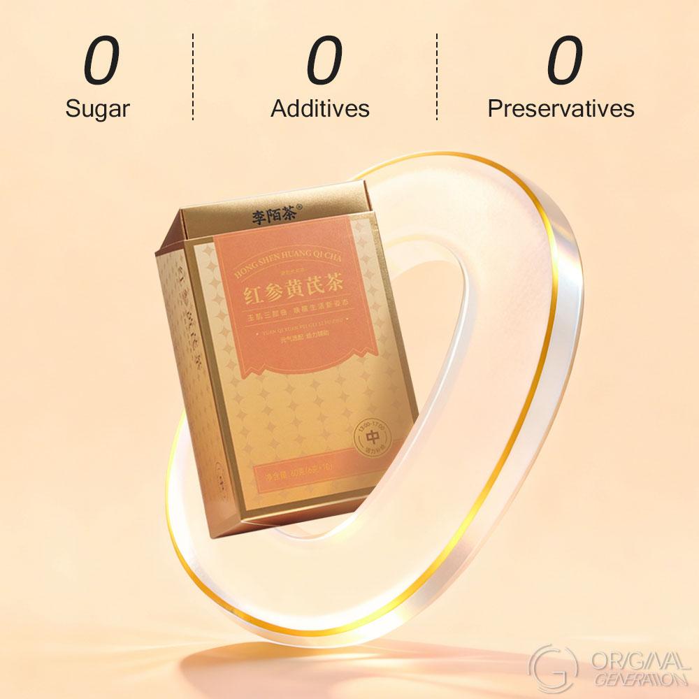 Young Tea Set 60g (6gx10pcs) Morning Afternoon Night:With Red Dates, Mulberry, Poria,,Coix Seed, Pear, Black Wolfberry Jasmine,Ophiopogon Japonicus Pear Red Ginseng Astragalus,Longan Double-petal red rose; Black wolfberry