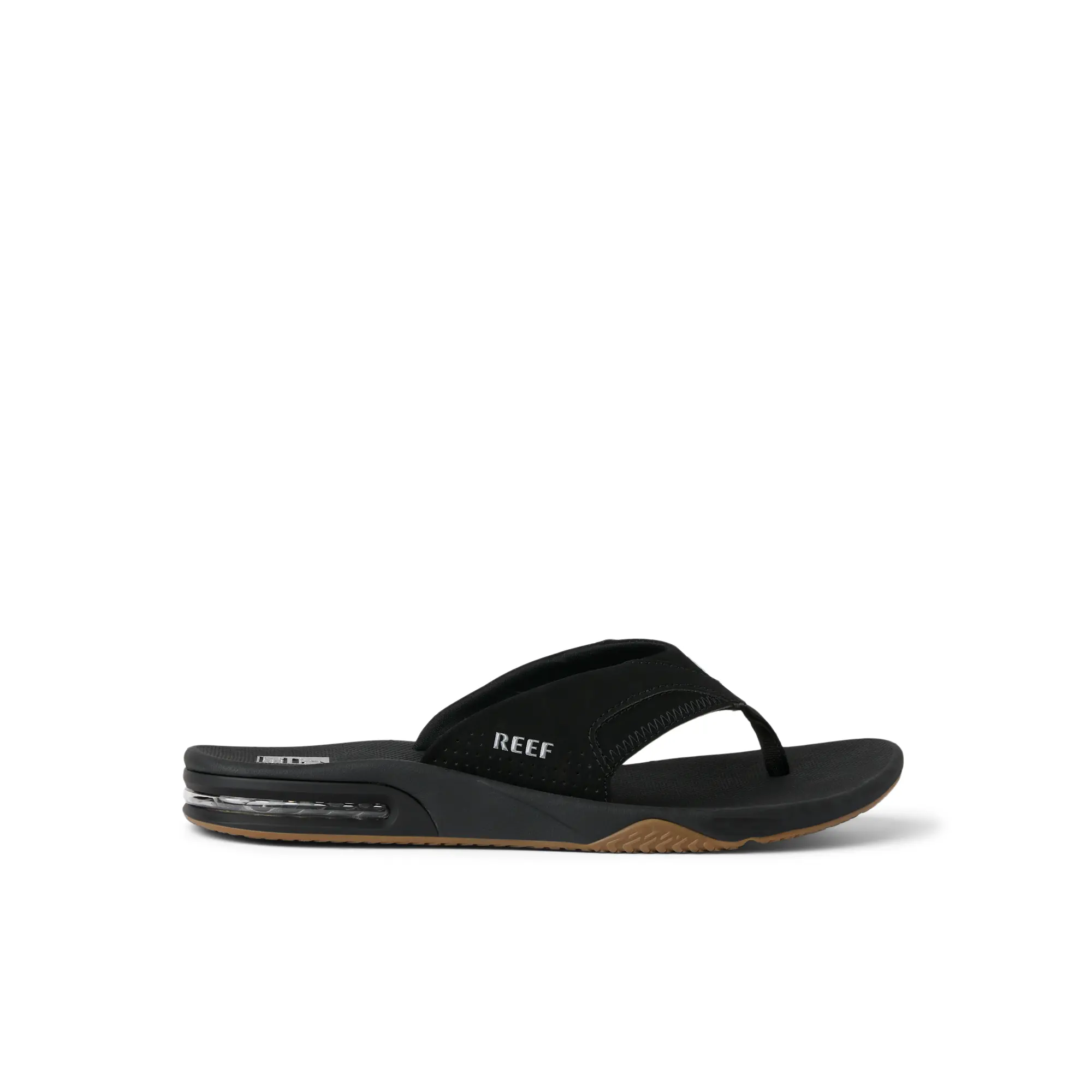Fanning Black Silver | Water-Friendly Men's Flip Flops | REEF Sandals