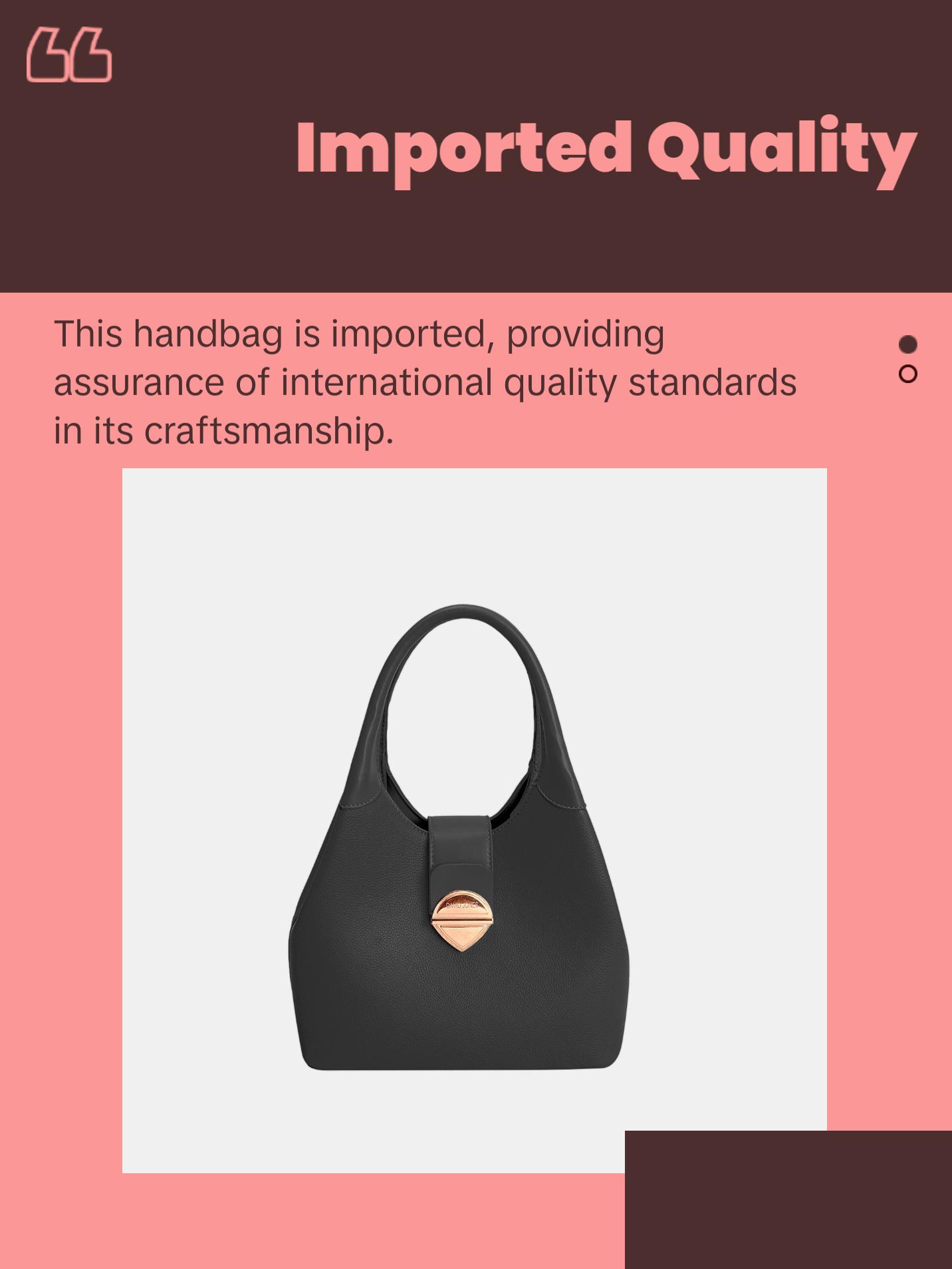 David Jones PU Leather Handbag