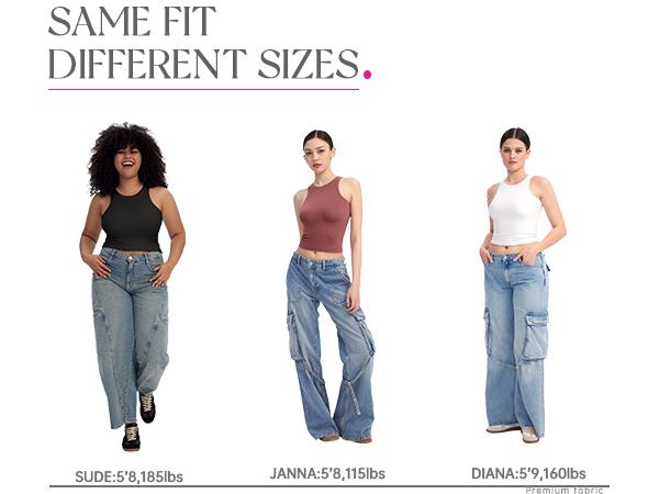 PUMIEY Women's Crew Neck Tank Top Multicolor Short Sleeveless Summer Crop Tops for Women Comfortable Premium Fabric Basic Minimalist Style