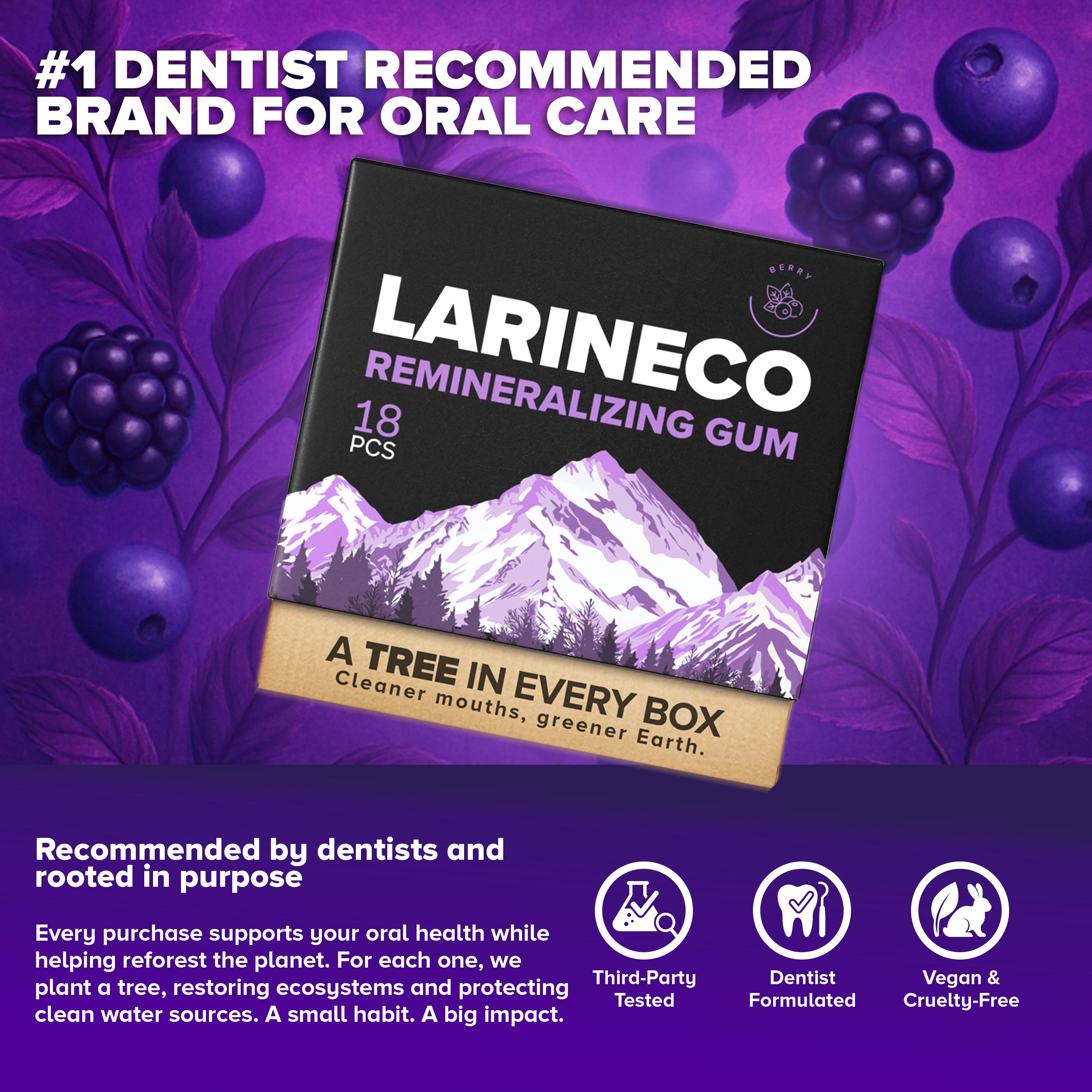 Larineco - Berry Remineralizing Gum - TikTok Shop