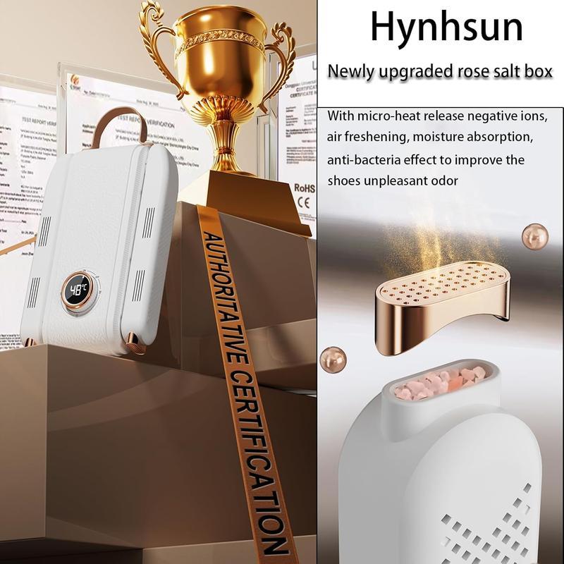 360° Digital Shoe Dryer with Hot Air Circulation,Temperature Display, Fast Drying for All ShoeTypes,Upgraded Temperature Control Boot Dryer ShoeDryer Portable Glove Dryer & Boot Warmer, AutomaticShut-Off Timer, Folding Design, Smart Panel