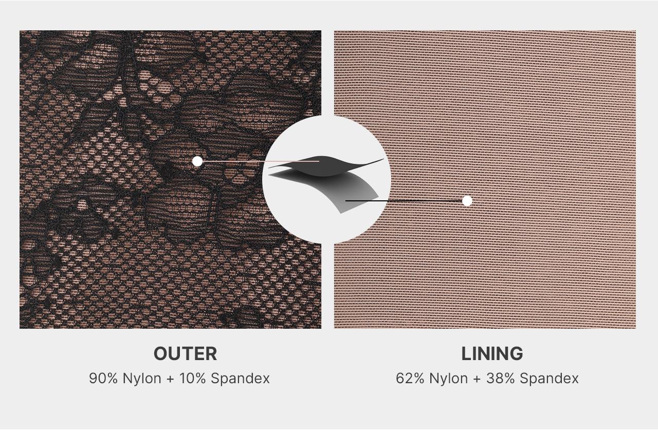 Shapellx Lace Glamour Thong Bodysuit Tummy Control Tops Front Button Design Sexy Womenswear Fit Skinny