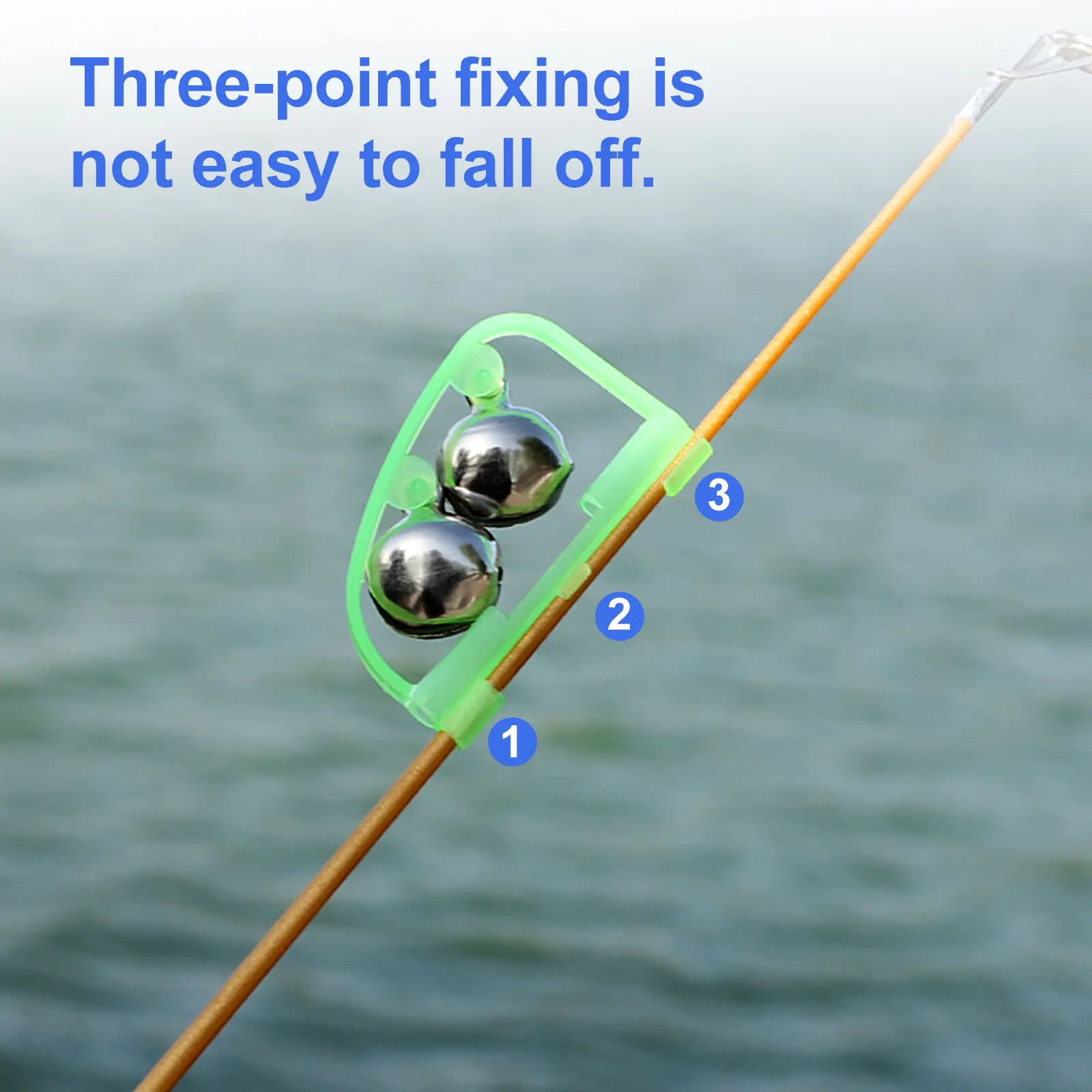 50Pcs Fishing Rod Tip Alarm Bells Kit - Glow Bell Fishing Alarm for Sea  Fishing,Adjustable Fishing Bite Alarms,Snap-on Lure Indicators for Anglers  - TikTok Shop