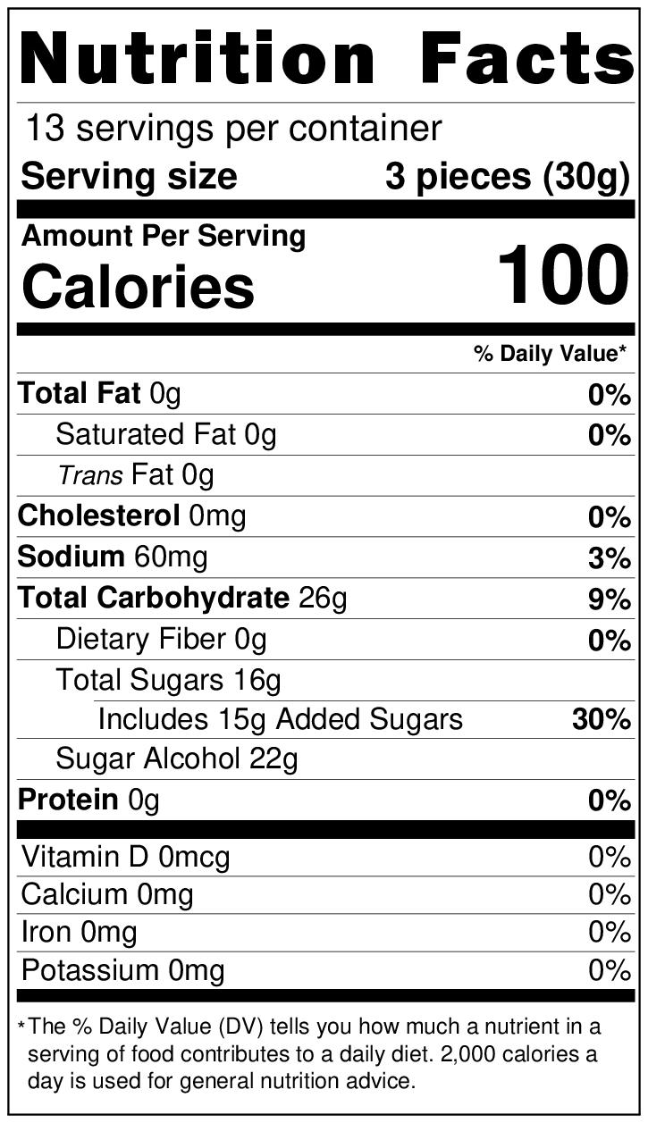 Swedish Style Tropical Candy Mix | Swedish Sweet & Sour Foam Gummies | Vegan Gummy | Banana, Toffee, Passionfruit, Mango