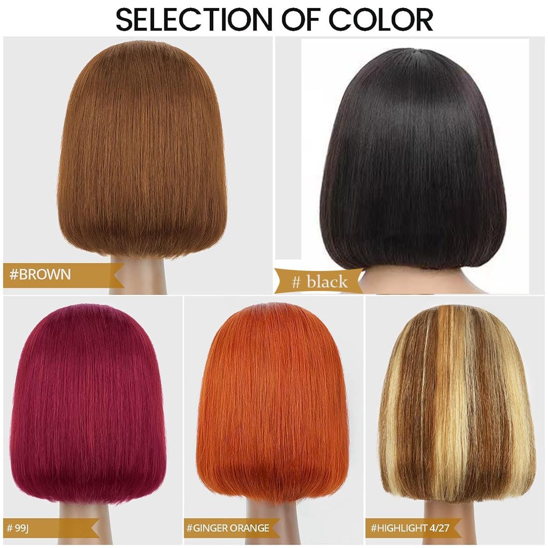 13X4 HD Transparent Pre Plucked Straight Colored #4 Brown Bob Wig 100% Unprocessed Human Hair Glueless Lace Frontal Wigs Natural Hairline Lace Front Chocolate Brown Bob Wigs For Black Women 14 Inch