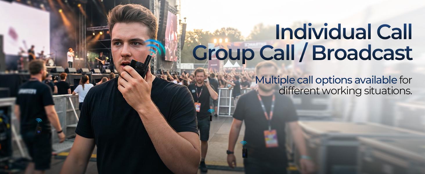 2PC M MOHANTON HP-45D 4G LTE POC Radio with Lifetime Free SIM - No Monthly Fees HD Loud Audio Massive 4000mAh Battery