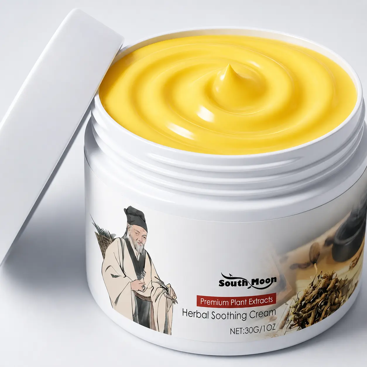 All-Natural Herbal Soothing Cream, Antibacterial Natural Soothing Psoriasis Eczema Cream, Herbal Ointment for Natural Relief of Skin Problems