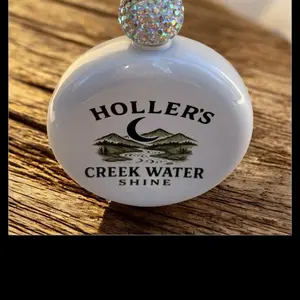 Beautiful White Creek Water Flask