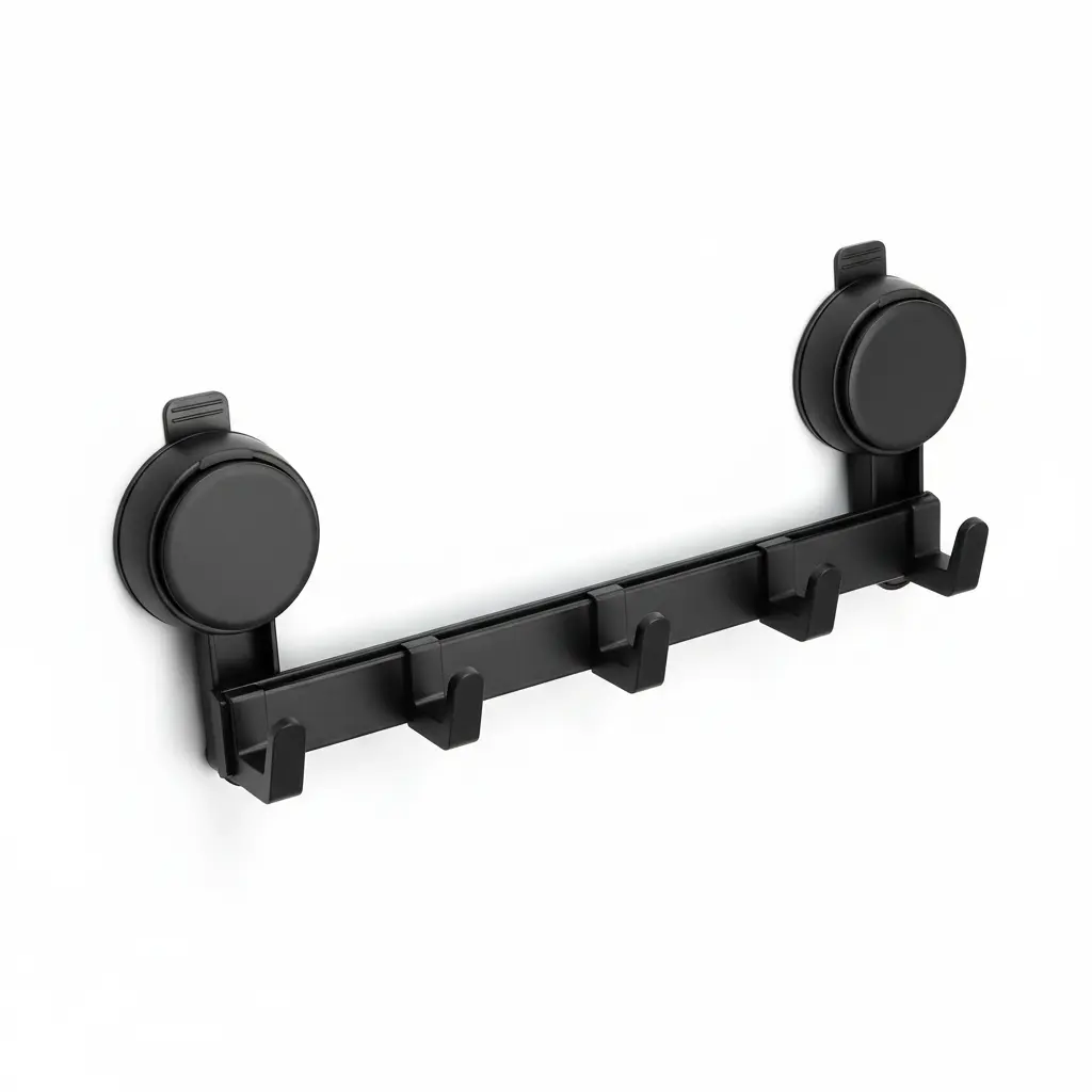 Multi-Purpose  Cup Door Rear Hook, No-Drill Adhesive Organizer, Space Aluminum Coat & Towel Rack for Bathroom, Shower & Entryway unit cup hook Wall Mounted Hook Suction Cup Hooks,summervibes For Smooth Surfaces Only
