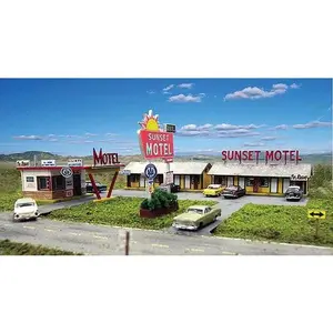 Blair Line 1001 Sunset Motel - Kit - Office: 2-5/8 x 1-13/16" 6.6 x 4.5cm, N Scale
