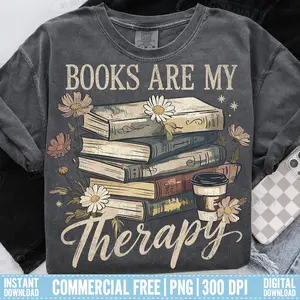 Retro Floral Book T-shirt: Book Lover T-shirt