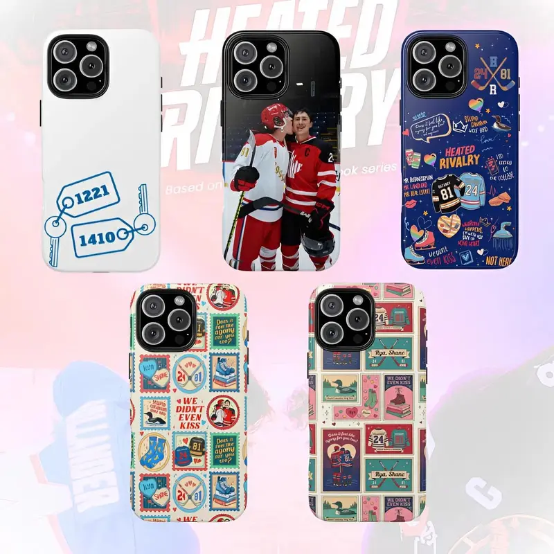 [FREE SILICONE SUCTION PAD] Heated Rivalry Hockey Jersey Phone Case, Sports Romance Fan Gift, Case for iPhone 17 16 15 14 13 12 11 Pro Max Plus & Samsung Galaxy S25 S24 S23 S22 S21