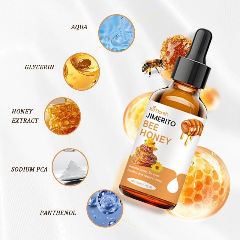 Bee Honey Eye Drops - Fast-acting Relief for Dry & Tired Eyes from Electronic Devices & Late Nights