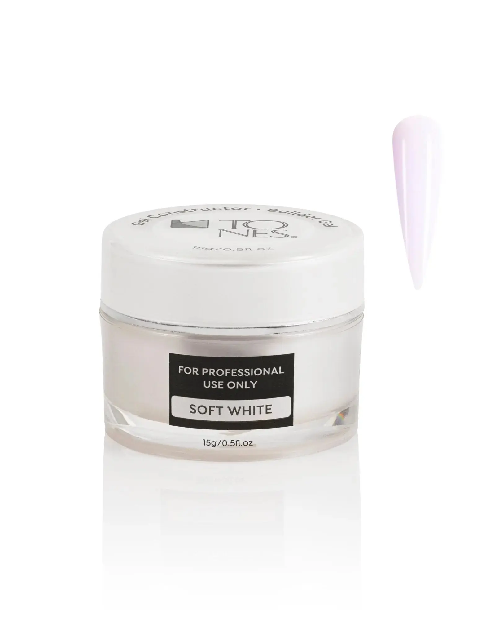 Pro Builder Gel: Soft White - 0.5 fl oz / 15 mL
