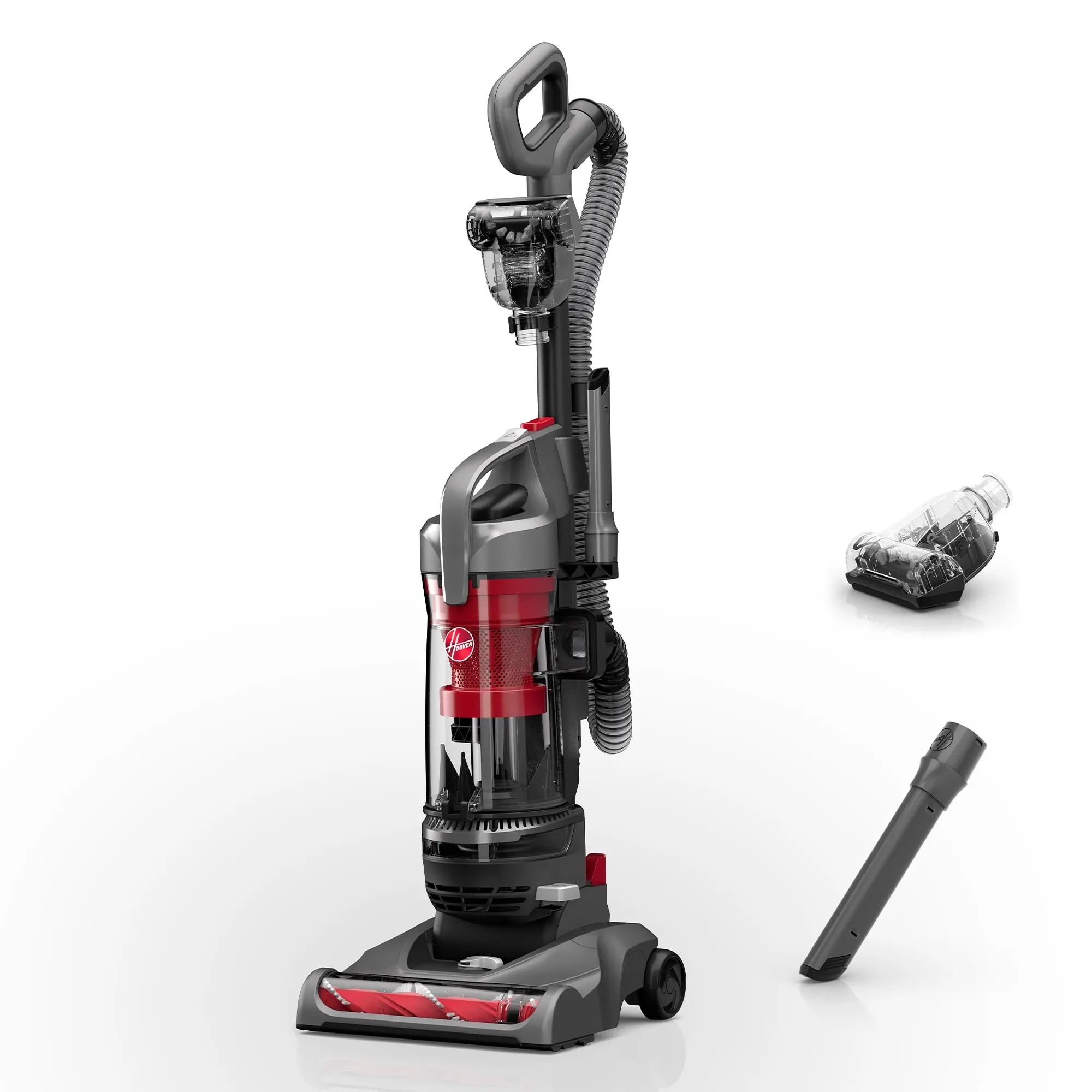 Hoover Bagless Pet Upright Vacuum Cleaner - Pet-Friendly, Automatic Cord Rewind, Multi-Surface & Above Floor Cleaning