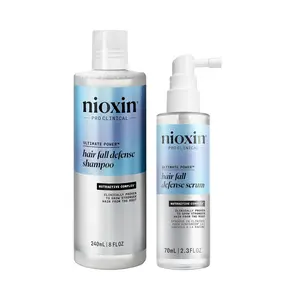 Nioxin Ultimate Power Hair Fall Defense Shampoo & Serum Duo Nioxin Ultimate Power Hair Fall Defense Shampoo & Serum Duo