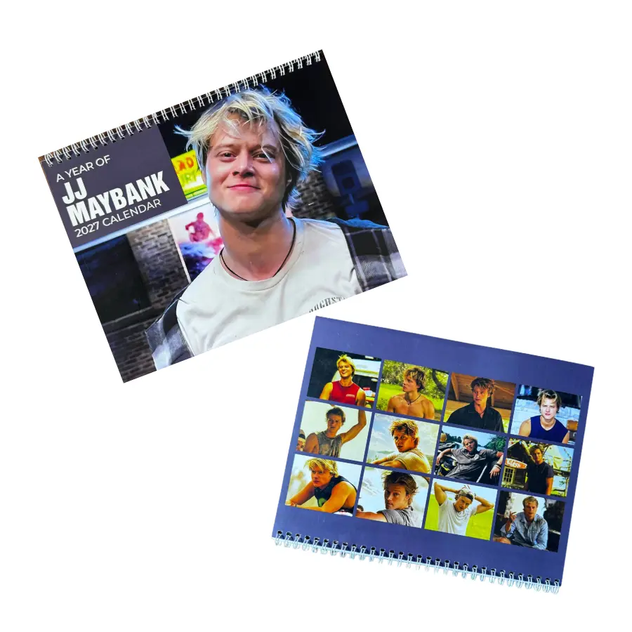 2027 Handsome Actor Wall Calendar, Vintage 90s Heartthrob Photo Calendar, Monthly Planner, Fan Gift