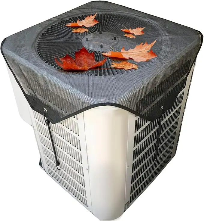 26'' X 26'' Central Air Conditioner Cover for Outside Units,Top Universal AC Unit Mesh Cover Outdoor,Breathable AC Condenser Covers for All Seasons