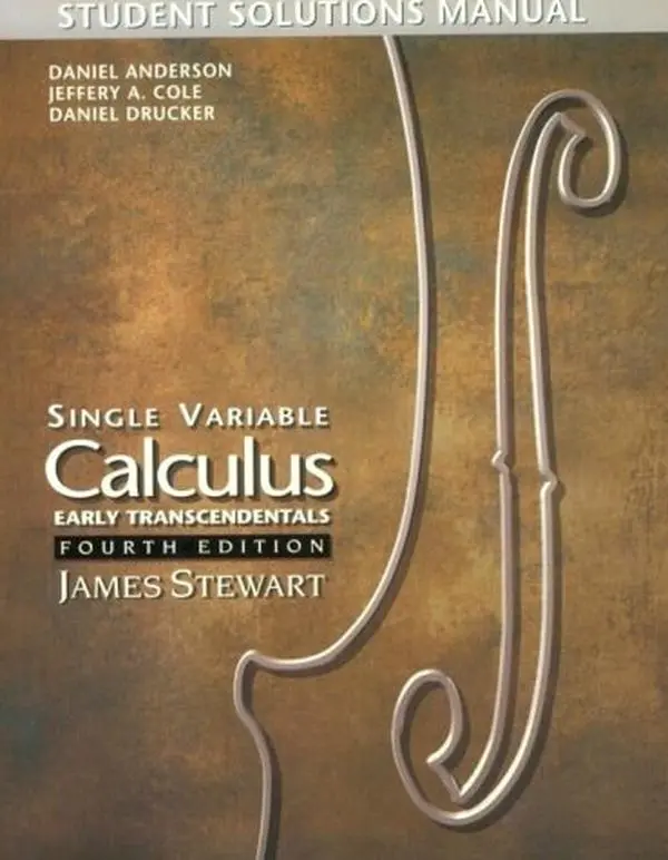 USED-Student Solutions Manual for Stewart's Single Variable Calculus: Early Transcendentals by Daniel Anderson (Paperback)