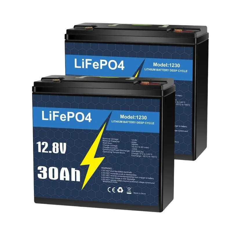 KUNLUN 12V 30Ah High Capacity Long Life LiFePO4 Lithium Battery - 4000+ Deep Cycle Rechargeable Portable Pack with BMS for Fish Finder, Power Wheels, High Capacity Battery, Long Life Battery