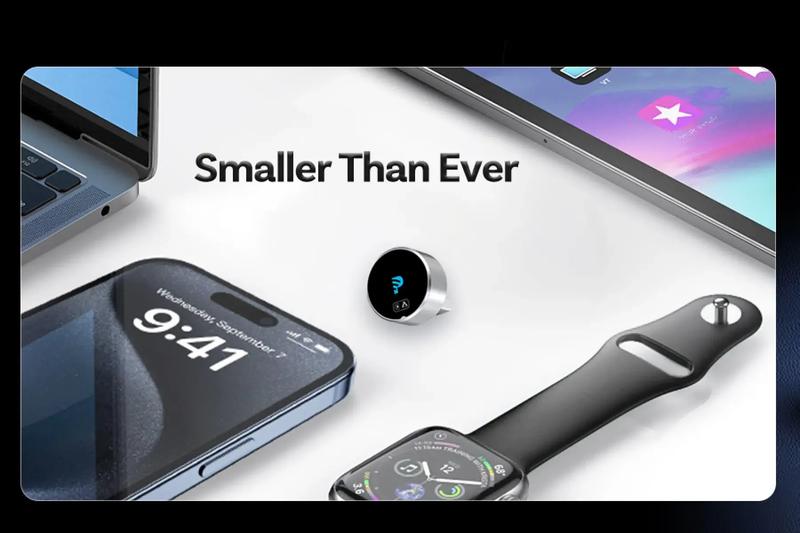 GetPairr Mini 2.0 Wireless CarPlay Adapter - Plug & Play in Seconds! Enjoy Full Features & Siri, 50% Smaller with FOTA Upgrade Wifi