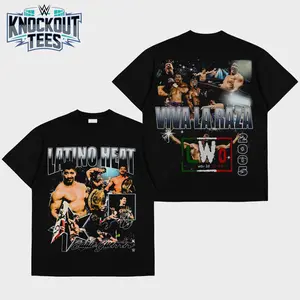 Latino Heat1 Premium Cotton T-Shirt, Eddie Guerrero Graphic Tee, Viva La Raza shirt, "I Lie, I Cheat, I Steal!" Vintage Tee, WWE Wrestling Graphic Tee for Fans, gift for WWE fans, Gift for Boyfriends